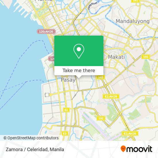 Zamora / Celeridad map