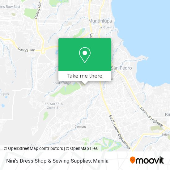 Nini's Dress Shop & Sewing Supplies map