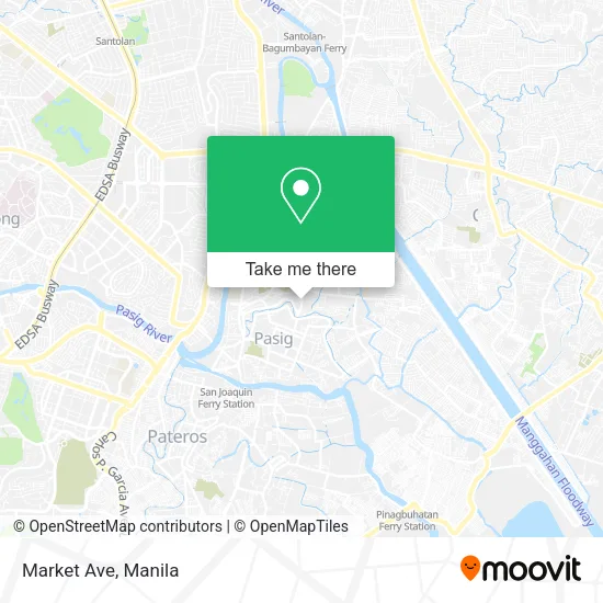 Market Ave map