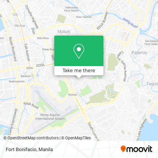 Fort Bonifacio map