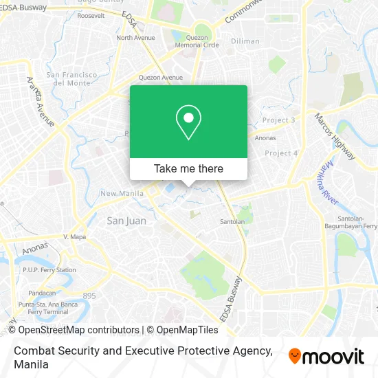 Combat Security and Executive Protective Agency map