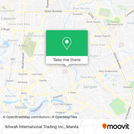 Ikhwah International Trading Inc. map