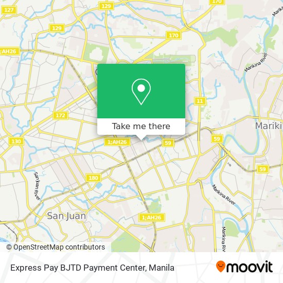 Express Pay BJTD Payment Center map