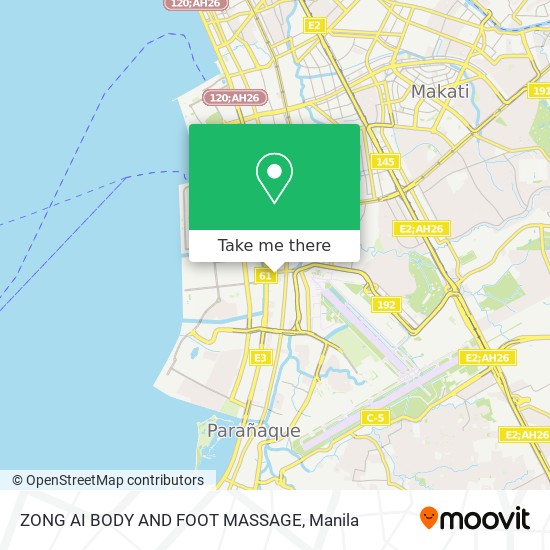 ZONG AI BODY AND FOOT MASSAGE map