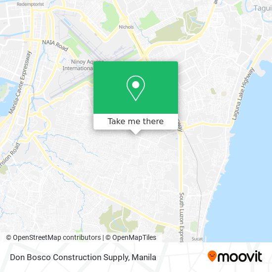Don Bosco Construction Supply map