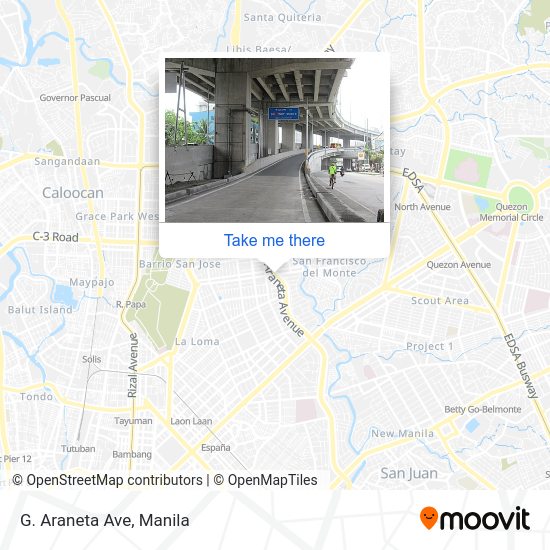 G. Araneta Ave map