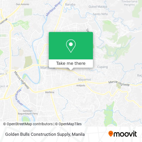 Golden Bulls Construction Supply map