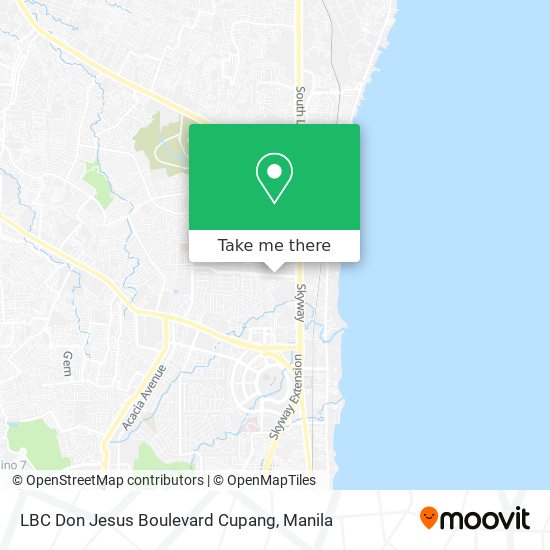 LBC Don Jesus Boulevard Cupang map
