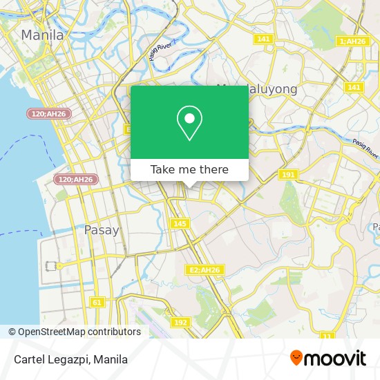 Cartel Legazpi map