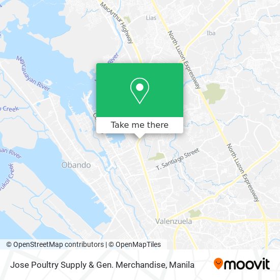 Jose Poultry Supply & Gen. Merchandise map