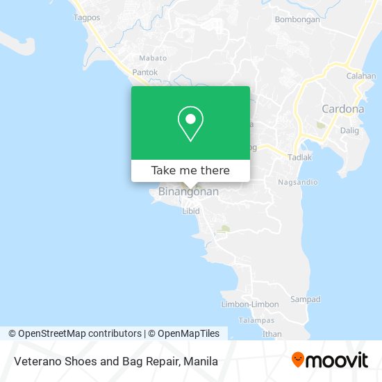Veterano Shoes and Bag Repair map
