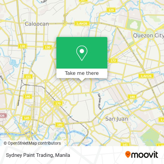 Sydney Paint Trading map