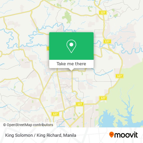 King Solomon / King Richard map