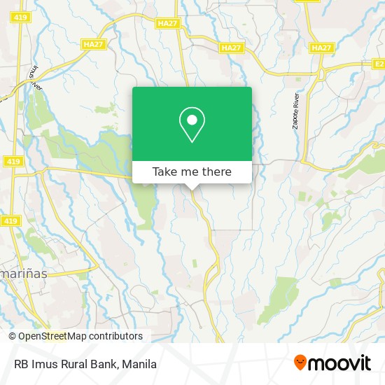 RB Imus Rural Bank map