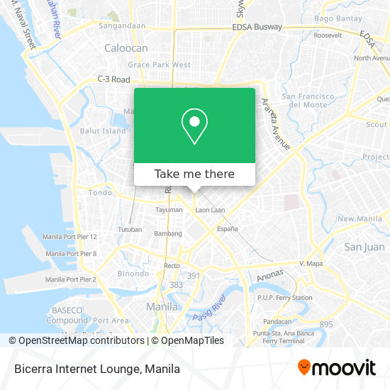 Bicerra Internet Lounge map