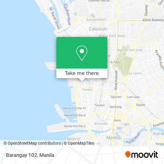 Barangay 102 map