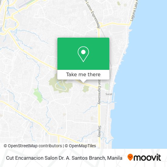 Cut Encarnacion Salon Dr. A. Santos Branch map