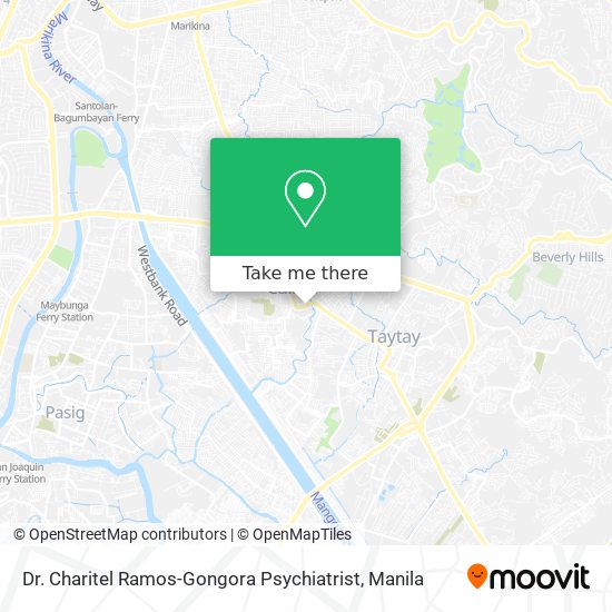 Dr. Charitel Ramos-Gongora Psychiatrist map