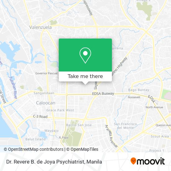 Dr. Revere B. de Joya Psychiatrist map