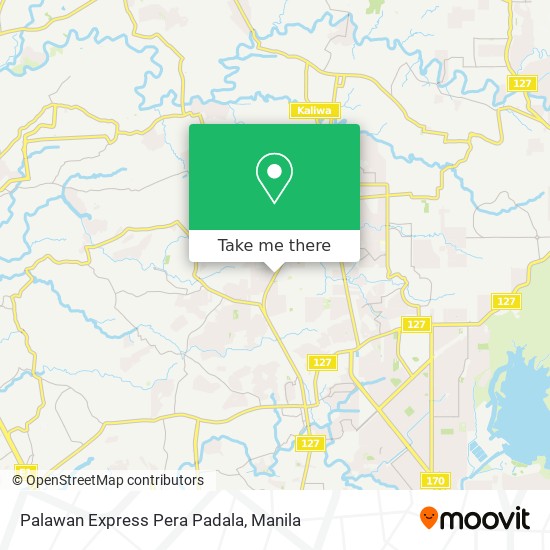 Palawan Express Pera Padala map