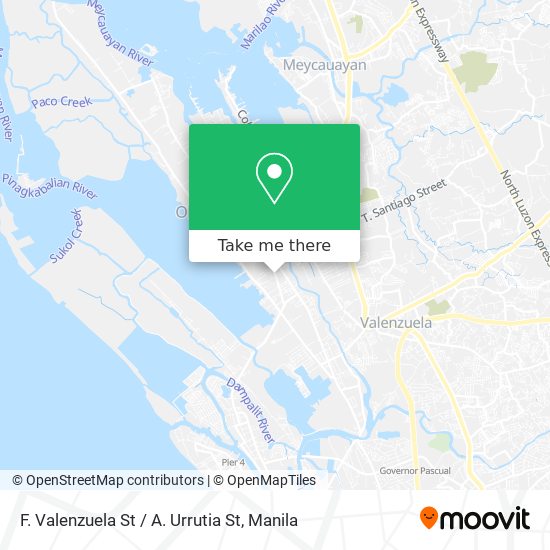 F. Valenzuela St / A. Urrutia St map