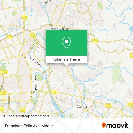 Francisco Felix Ave map