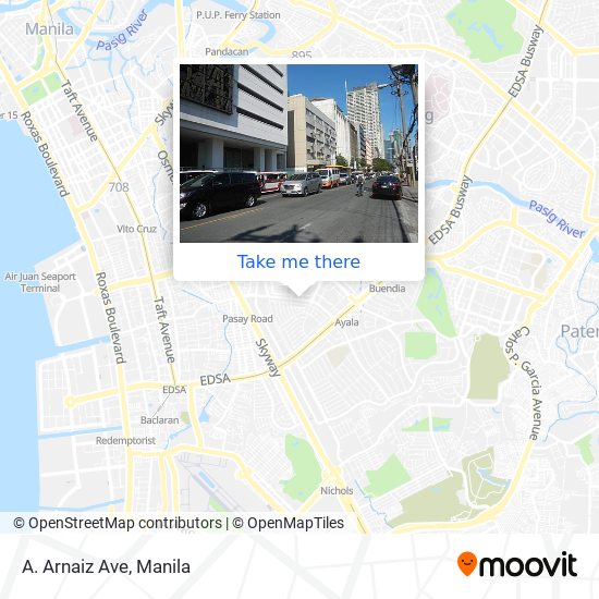 A. Arnaiz Ave map