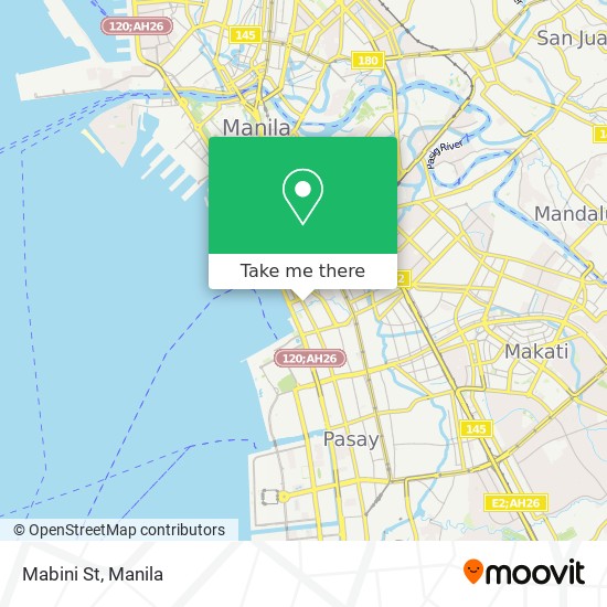 Mabini St map