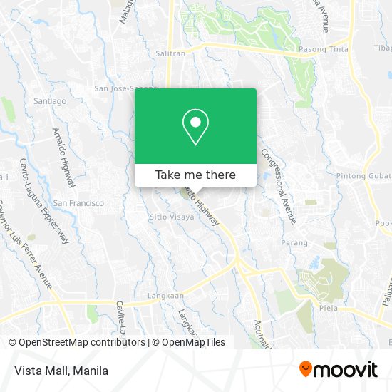 Vista Mall map