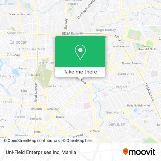 Uni-Field Enterprises Inc map