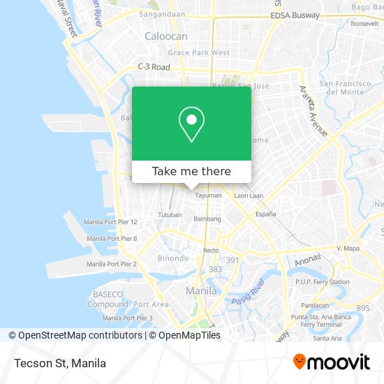 Tecson St map