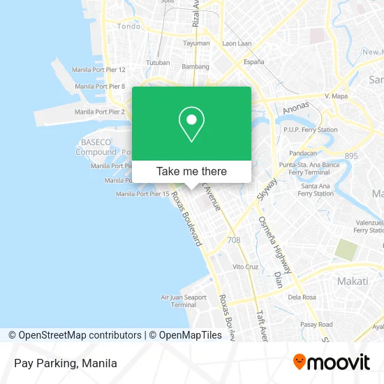 Pay Parking map