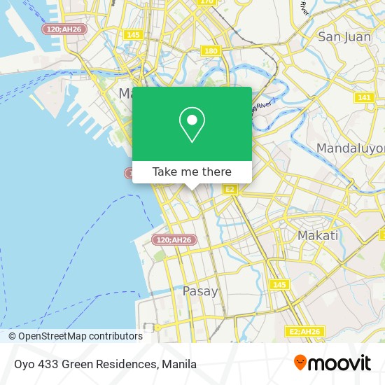 Oyo 433 Green Residences map