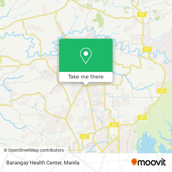 Barangay Health Center map