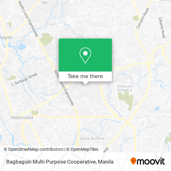 Bagbaguin Multi-Purpose Cooperative map