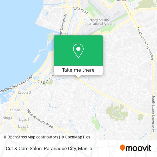 Cut & Care Salon, Parañaque City map