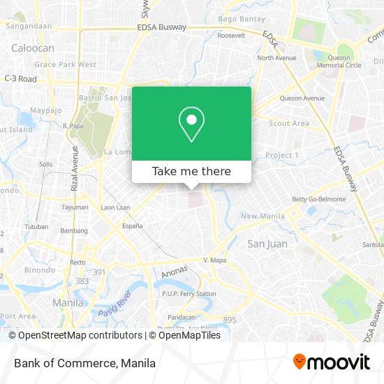 Bank of Commerce map