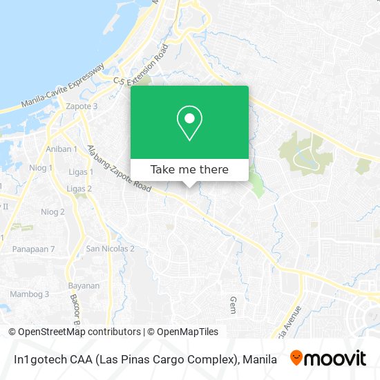 In1gotech CAA (Las Pinas Cargo Complex) map