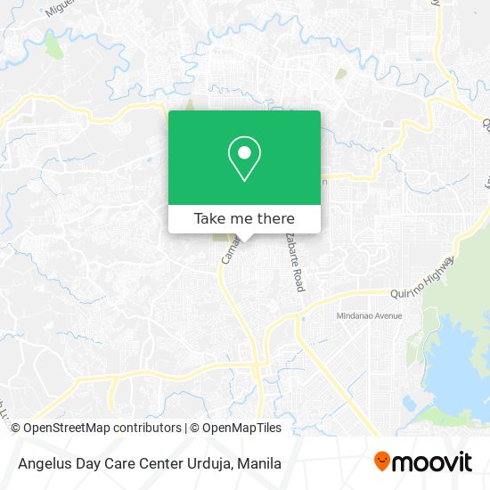 Angelus Day Care Center Urduja map