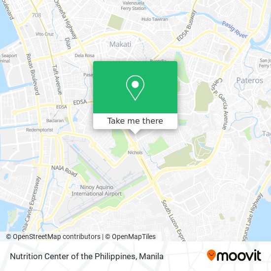 Nutrition Center of the Philippines map