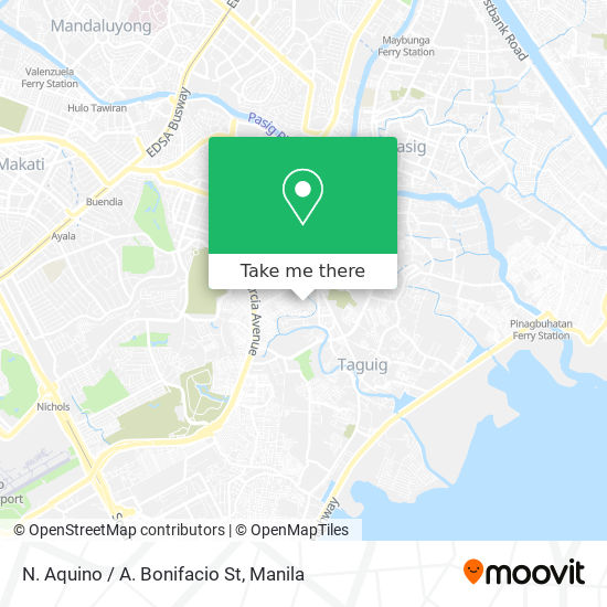 N. Aquino / A. Bonifacio St map