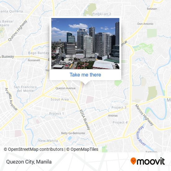 Quezon City map