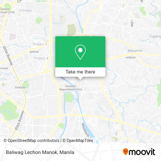 Baliwag Lechon Manok map