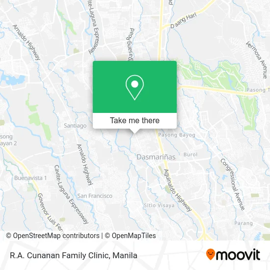 R.A. Cunanan Family Clinic map