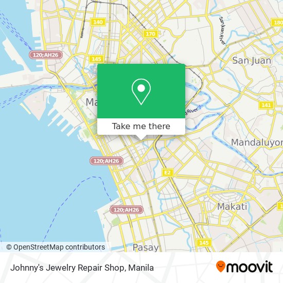 Johnny's Jewelry Repair Shop map