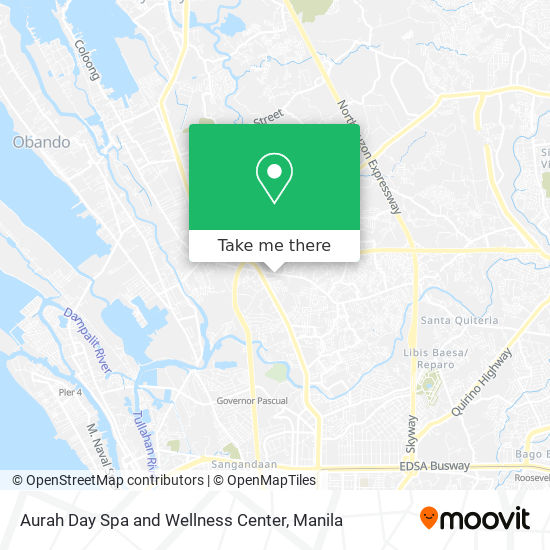 Aurah Day Spa and Wellness Center map