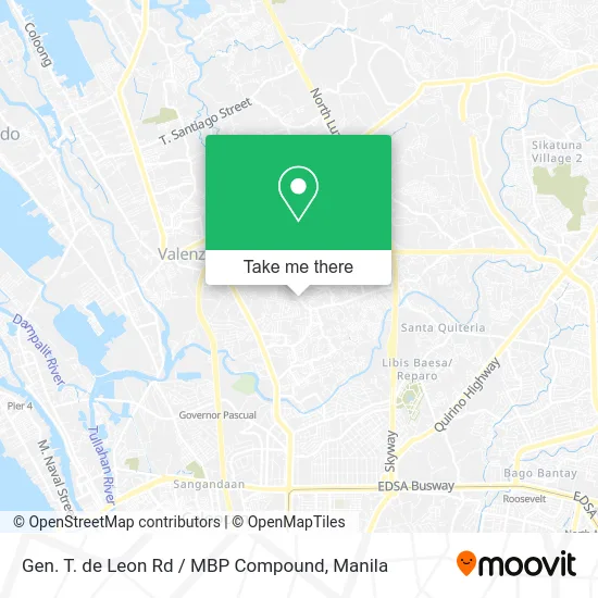 Gen. T. de Leon Rd / MBP Compound map