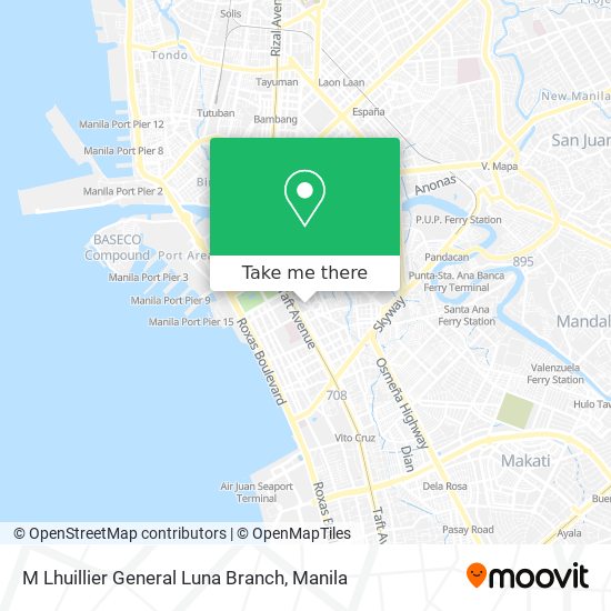 M Lhuillier General Luna Branch map