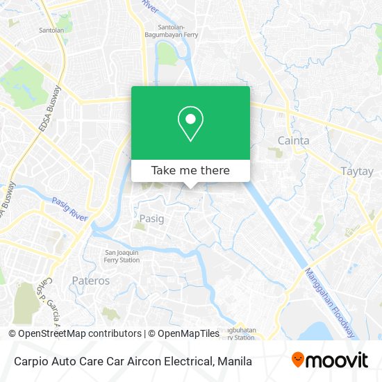 Carpio Auto Care Car Aircon Electrical map