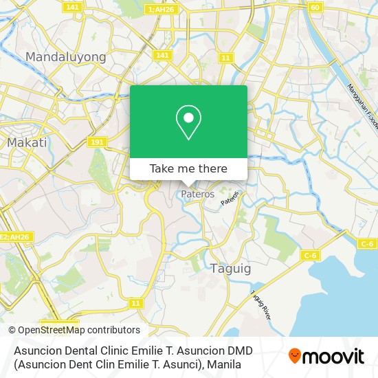 Asuncion Dental Clinic Emilie T. Asuncion DMD (Asuncion Dent Clin Emilie T. Asunci) map